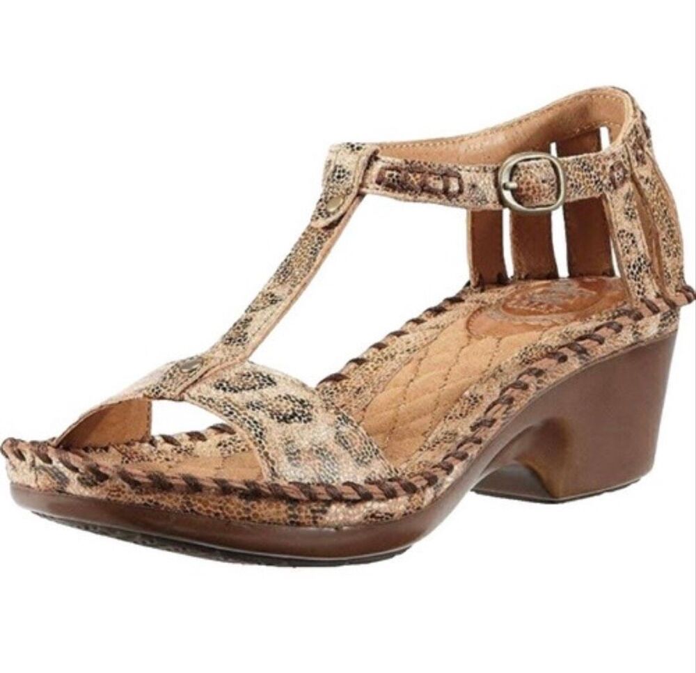 Ariat Shalimar T-strap Wedge Sandals Size 8